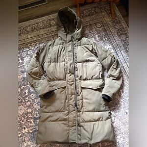 Everlane ReNew Hooded Jacket in Olive